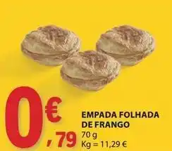 E.Leclerc Empada folhada de frango promoção
