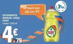 E.Leclerc Fairy - detergente manual loica promoção