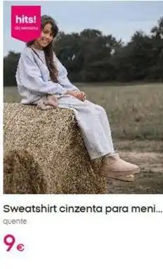 Pepco Sweatshirt cinzenta para meni promoção