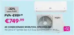 Radio Popular Whirlpool - condicionado spicer312a3wf promoção