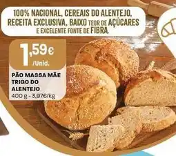 Intermarché Pão massa mae trigo do alentejo promoção