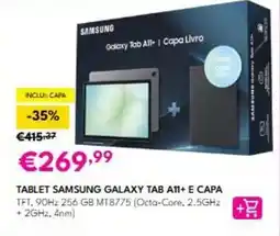 Radio Popular Samsung - galaxy tab a11+ e capa promoção