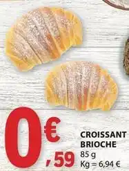 E.Leclerc Croissant brioche promoção