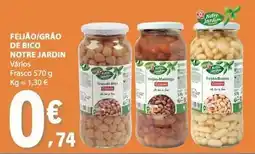 E.Leclerc Notre jardin - feijão/grão de bico promoção