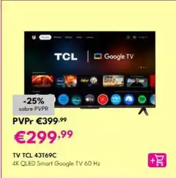 Radio Popular Tcl - tv 43t69c promoção