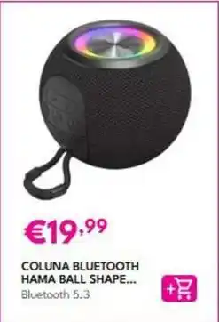 Radio Popular Shape - coluna bluetooth hama ball shape promoção