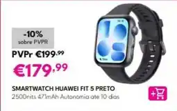 Radio Popular Huawei - smartwatch fit 5 preto promoção
