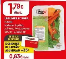 Intermarché Porsi - legumes p/sopa promoção