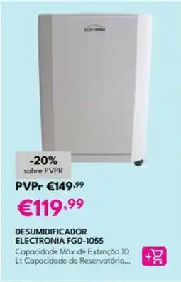 Radio Popular Electronia - desumidificador fgd-1055 promoção