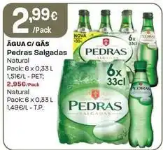 Intermarché Pedras salgadas - água c/ gás promoção
