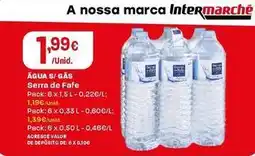 Intermarché Serra da estrela - agua promoção