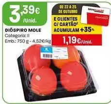 Intermarché Diospiro mole promoção