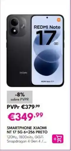 Radio Popular Xiaomi - smartphone nt 17 5g 6+256 promoção
