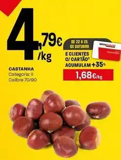 Intermarché Castanha promoção