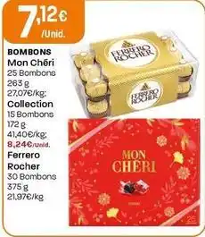 Intermarché Mon cheri - bombons promoção