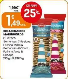 Intermarché Cuétara - bolachas dos marinheiros promoção