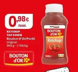 Intermarché Bouton d´or - ketchup top down promoção