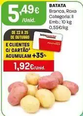 Intermarché Batata promoção