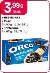 Intermarché Oreo - cheesecake promoção