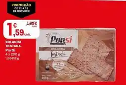Intermarché Porsi - bolacha tostada promoção