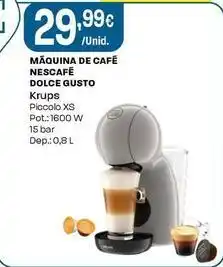 Intermarché Nescafé - máquina de café dolce gusto promoção