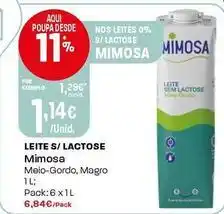 Intermarché Mimosa - leite s/lactose promoção