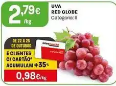 Intermarché Uva red globe promoção