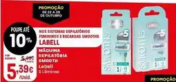 Intermarché Labell - maquina depilatoria smooth promoção
