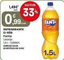 Intermarché Fanta - refrigerante c/ gas promoção