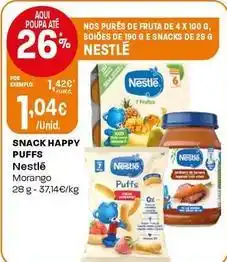 Intermarché Nestle - snack happy puffs promoção