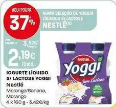 Intermarché Nestlé - iogurte liquido s/lactose yoggi promoção