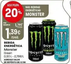 Intermarché Monster - bebida energética promoção