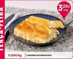 Intermarché Lasanha de bacalhau promoção