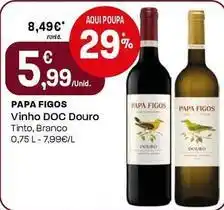 Intermarché Papa figos - vinho doc douro promoção