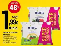 Intermarché Mimosa - iogurte líquido promoção