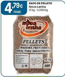 Intermarché Nova lenha - saco de pellets promoção