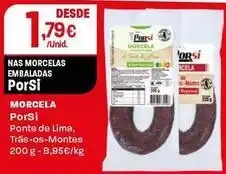 Intermarché Porsi - morcelas promoção
