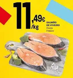 Intermarché Salmão de viviero promoção