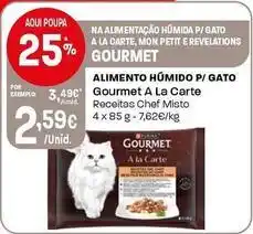 Intermarché Gourmet a la carte - alimento humido p/ gato promoção