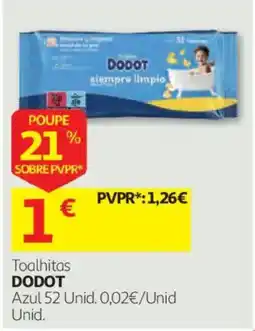 Auchan toalhitas dodot promoção