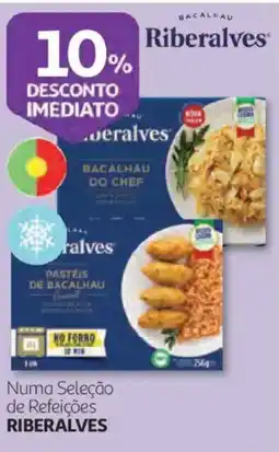 Auchan Numa seleção de refeições riberalves promoção
