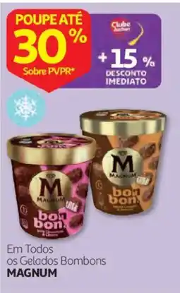 Auchan Gelados Bombons Magnum promoção