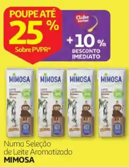 Auchan leite aromatizado mimosa promoção
