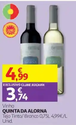 Auchan Vinho Quinta da Alorna promoção