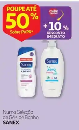 Auchan Géis de Banho Sanex promoção
