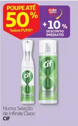 Auchan Numa Seleção de Infinite Clean Cif promoção