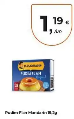 Aqui é fresco Pudim Flan Mandarin promoção