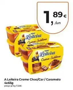 Aqui é fresco A leiteira creme choc car caramelo promoção