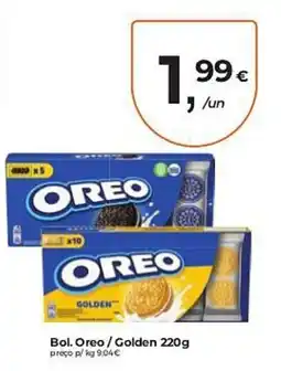 Aqui é fresco Bol. Oreo / Golden promoção