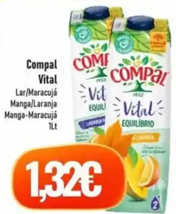 Belita Compal Vital Manga-Maracujá promoção